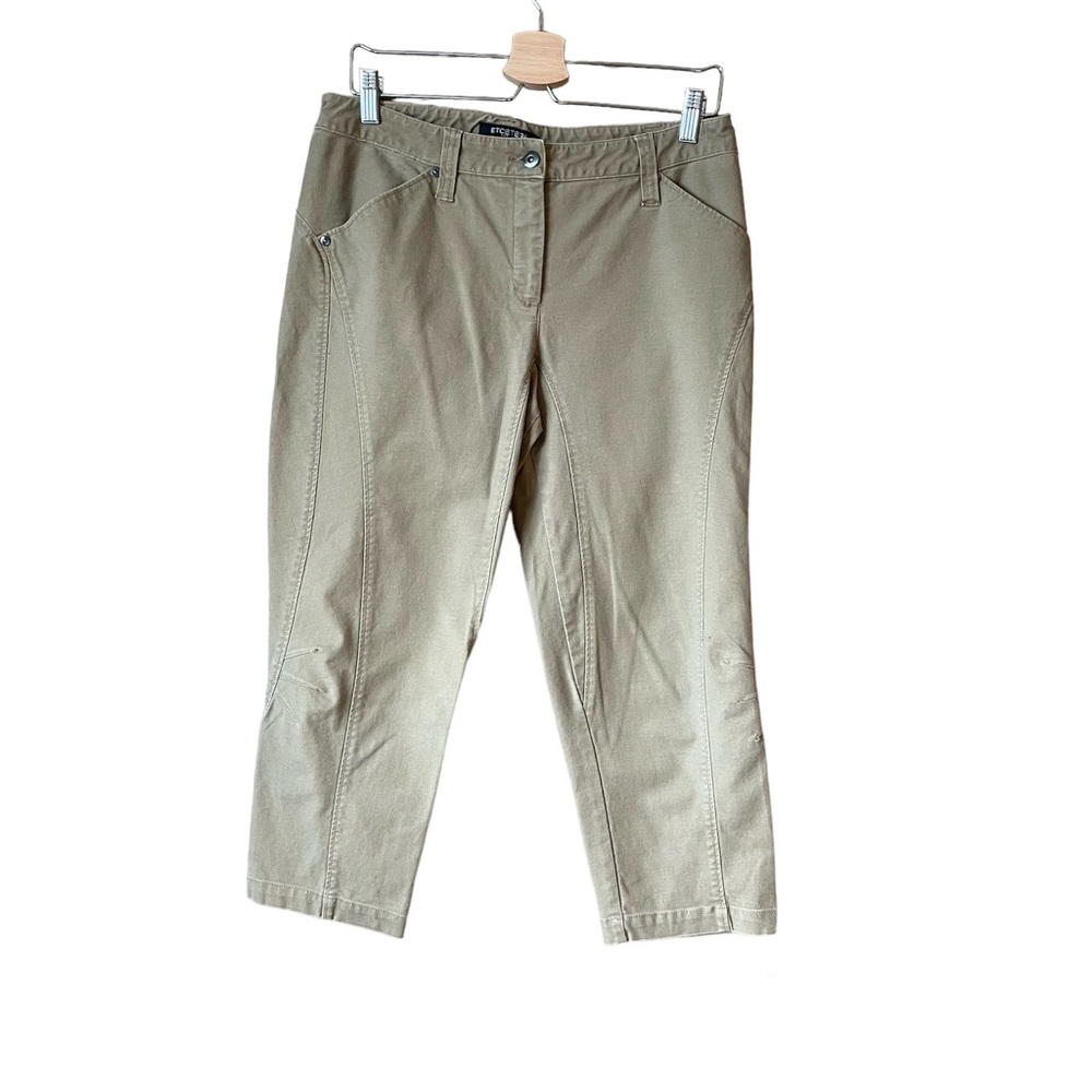 ETCETERA Women’s Light Brown Capris Size 8